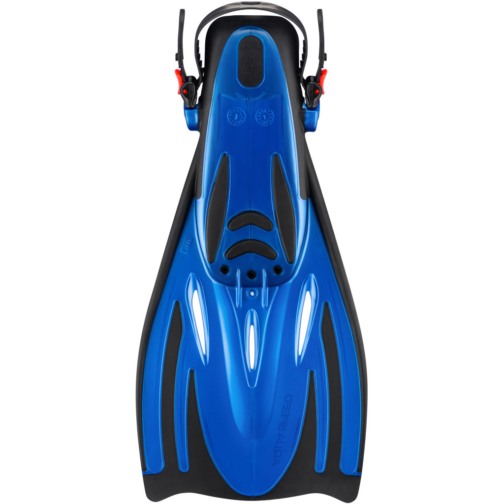 Ласти Aqua Speed Wombat Kid 528-11-2 чорний, синій 32-37 (5908217630346) - зображення 4