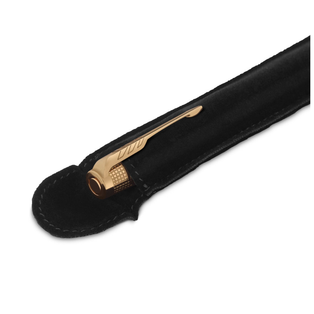 Ручка кулькова Parker SONNET 17 SE Cisele Gold GT BP + бархатний чохол (68 632) - зображення 5