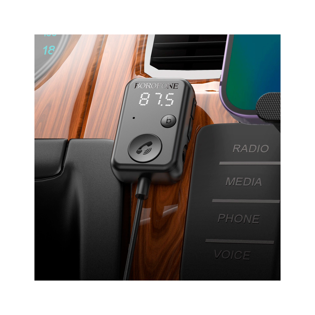 FM модулятор BOROFONE BC49, Black, Box - изображение 9