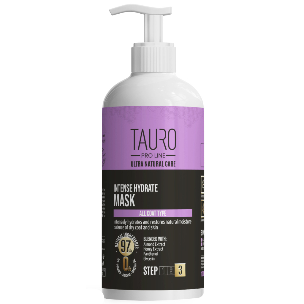 Маска для тварин Tauro Pro Line Ultra Natural Care Intense Hydrate Mask 1000 мл (TPL63596) - зображення 1