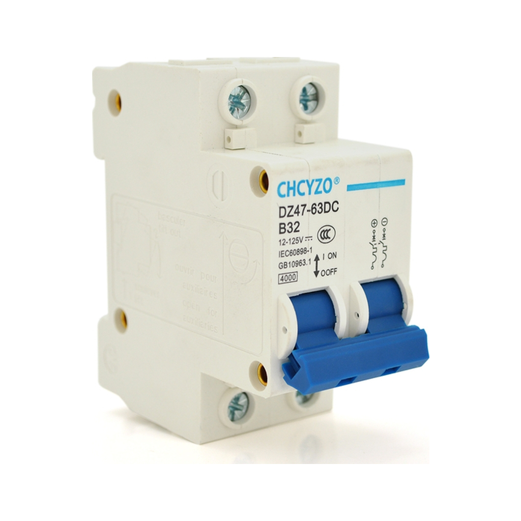 Автоматичний вимикач CHCYZO YT-RKB-2P-32A - зображення 1