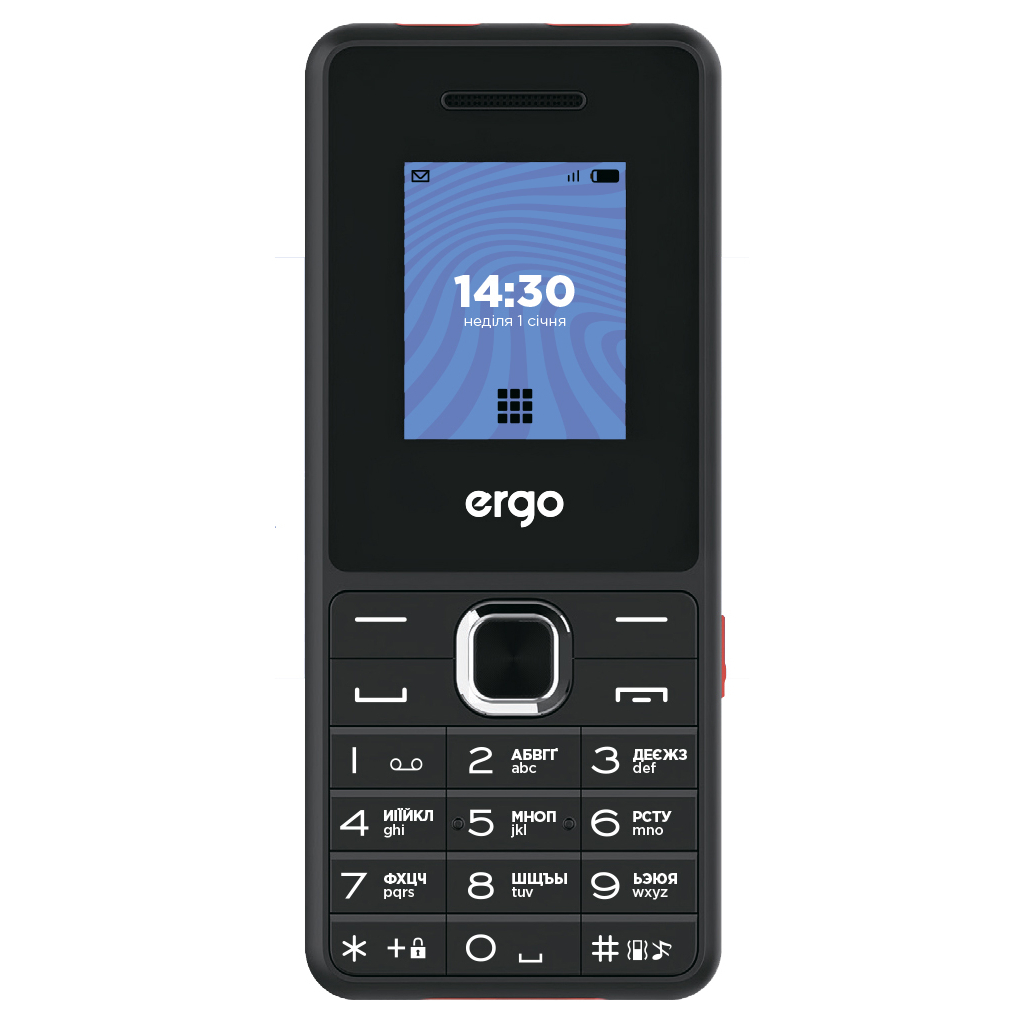 Мобільний телефон Ergo E181 Black - зображення 2
