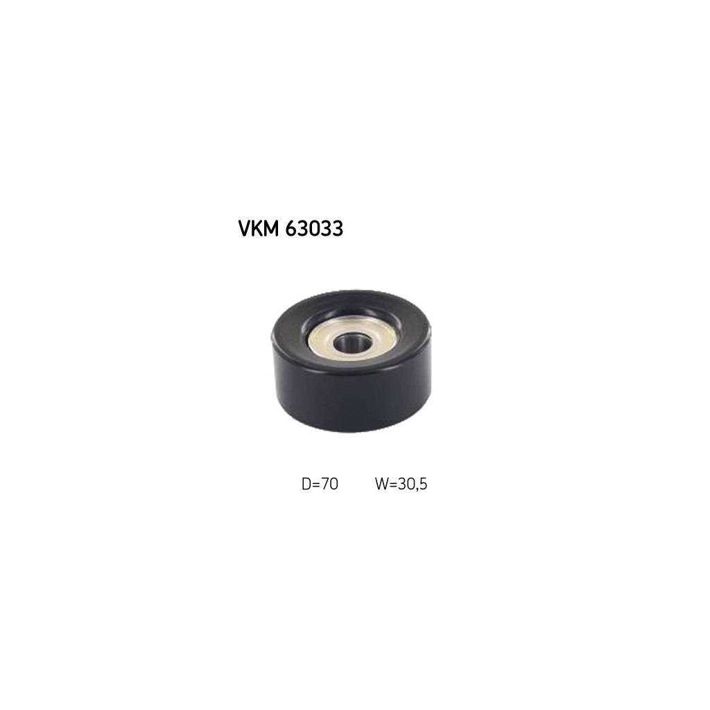 Ролик натягувача ременя SKF VKM 63033 - зображення 1