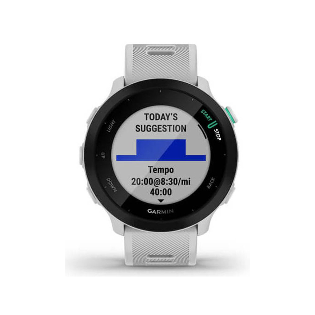 Смарт-годинник Garmin Forerunner 55, Whitestone, GPS (010-02562-11) - зображення 2
