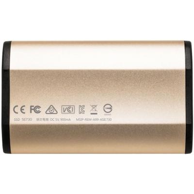 Накопичувач SSD USB 3.1 256GB ADATA (ASE730H-256GU31-CGD) - зображення 2
