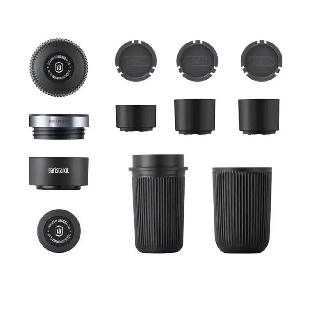 Аксесуар для кемпінгової кавоварки Wacaco Nanopresso Barista Kit, резервуар 120мл, чашка, кошики, адаптер (BAR_KIT) - зображення 4