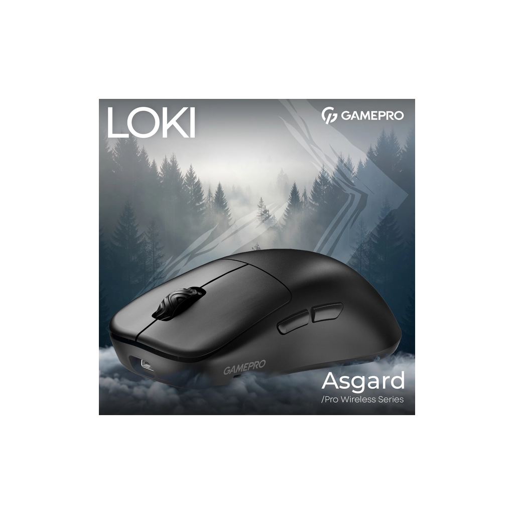 Мишка GamePro Asgard Loki Wireless/USB Black (GM022B) - изображение 5