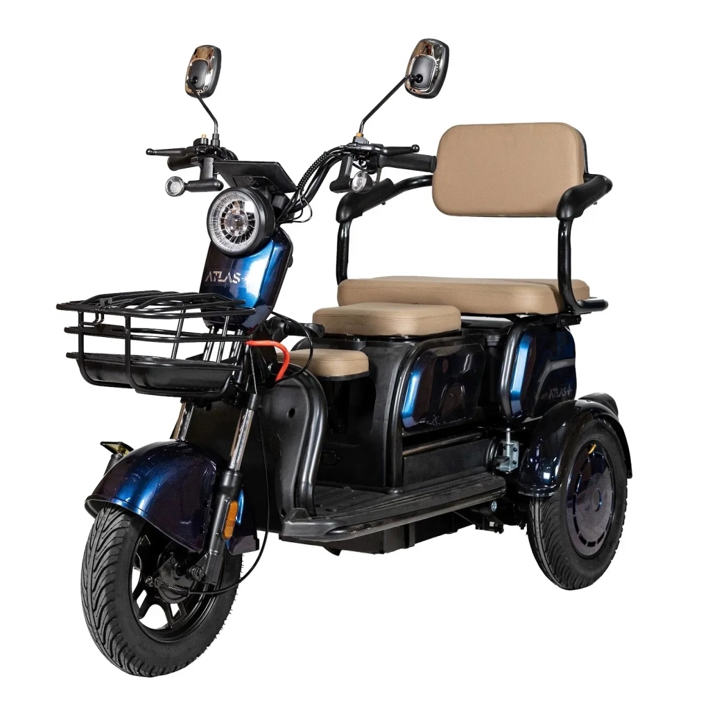 Електроскутер Atlas Elegant Trike 800W Cyan Blue (4015) - зображення 1