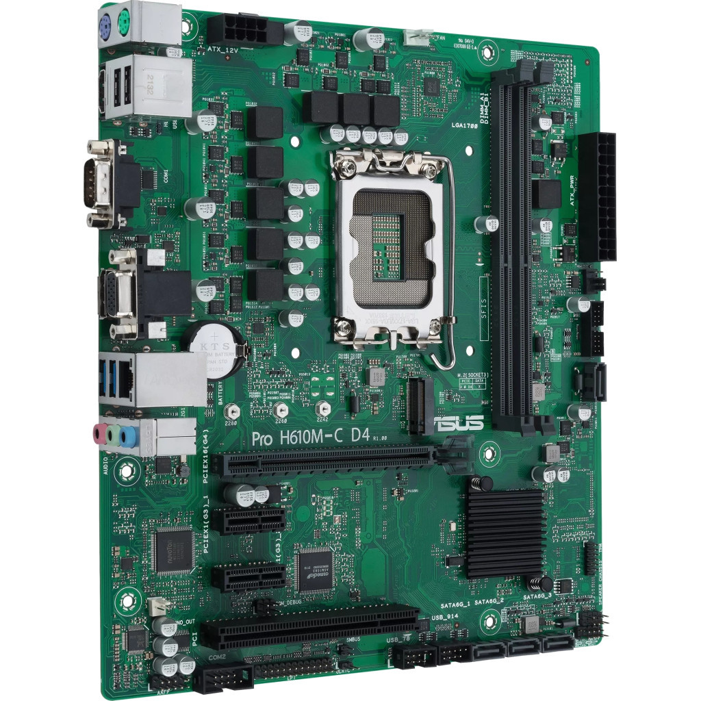 Материнська плата ASUS Pro H610M-C D4-CSM - зображення 2