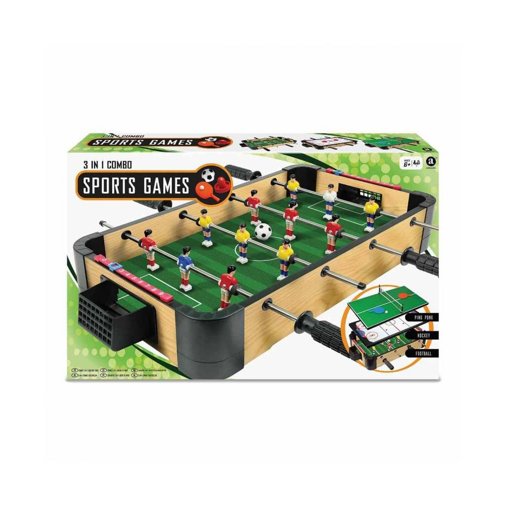 Настільна гра Merchant Ambassador 3 в 1 Sports Games 50 см (6336634) - изображение 2