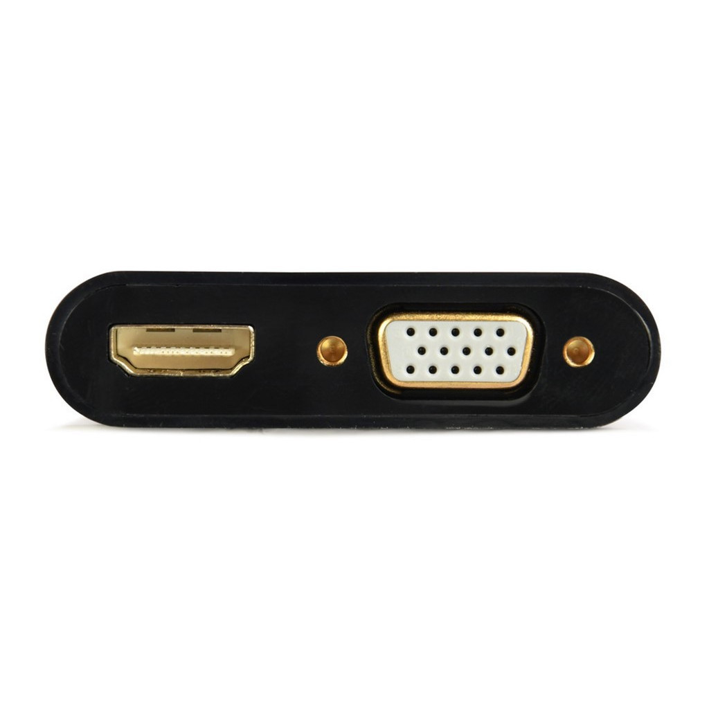 Перехідник Cablexpert HDMI to HDMI/VGA+audio 3.5mm (A-HDMIM-HDMIFVGAF-01) - изображение 4