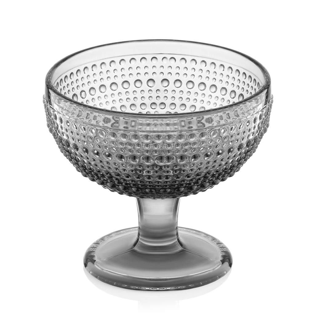Креманка Ardesto Verbena, 12см, скло, сірий (AR5031) - изображение 2
