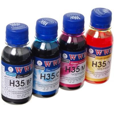 Чорнило WWM HP № 21/129/131 BP/C/M/Y SET (H35SET-2) - зображення 1
