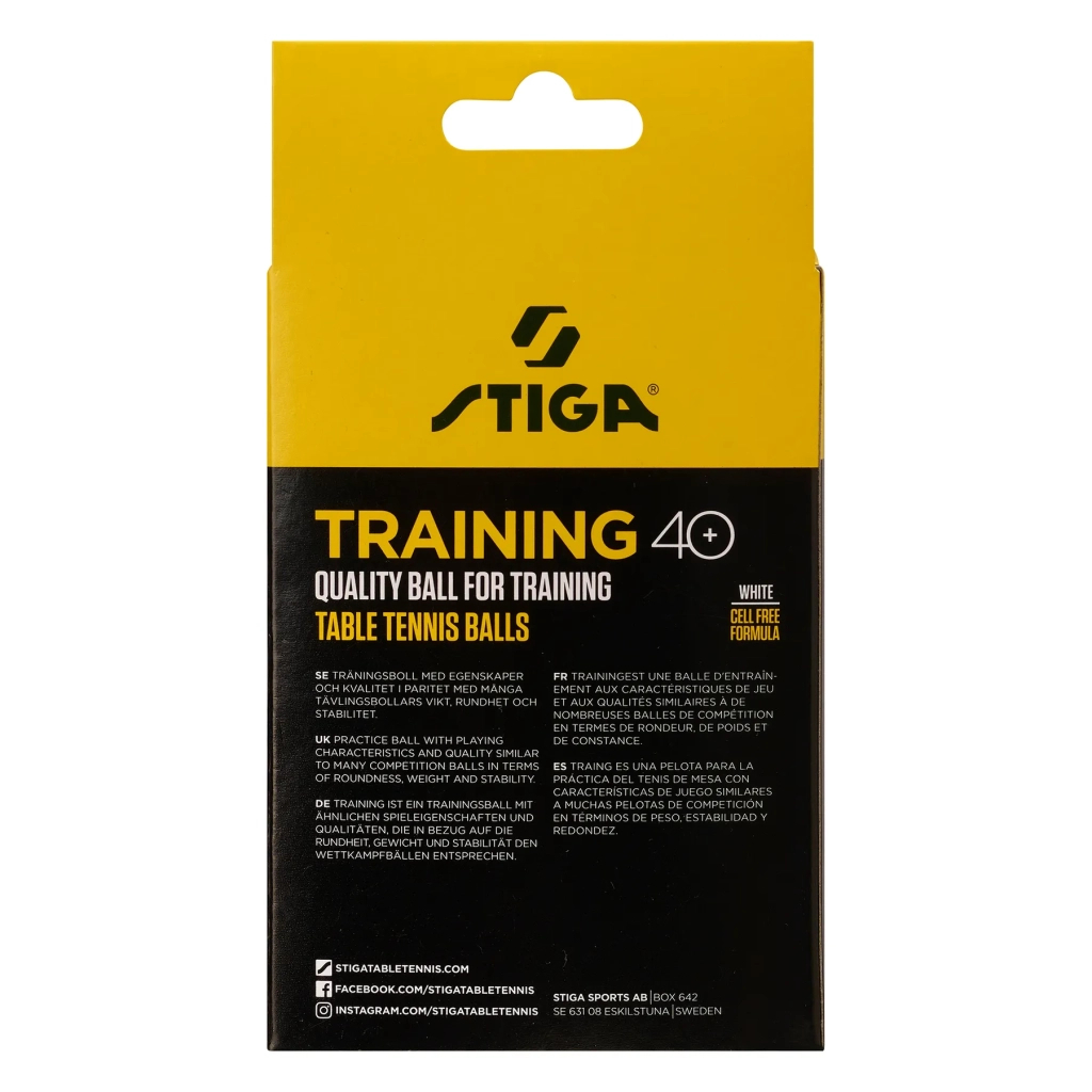 М'ячик для настільного теніса Stiga Training ABS 12 шт (1110-2610-12) (931159) - зображення 3