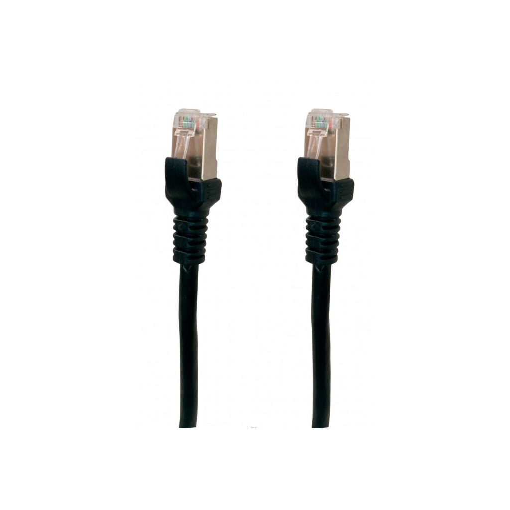 Патч-корд Extradigital 8м, FTP, Cat. 6, CCA, black (KBP1868) - изображение 2