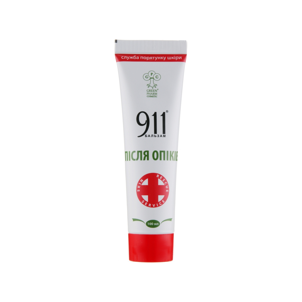 Бальзам для тіла Green Pharm Cosmetic 911 після опіків 100 мл (4820182110832) - зображення 1