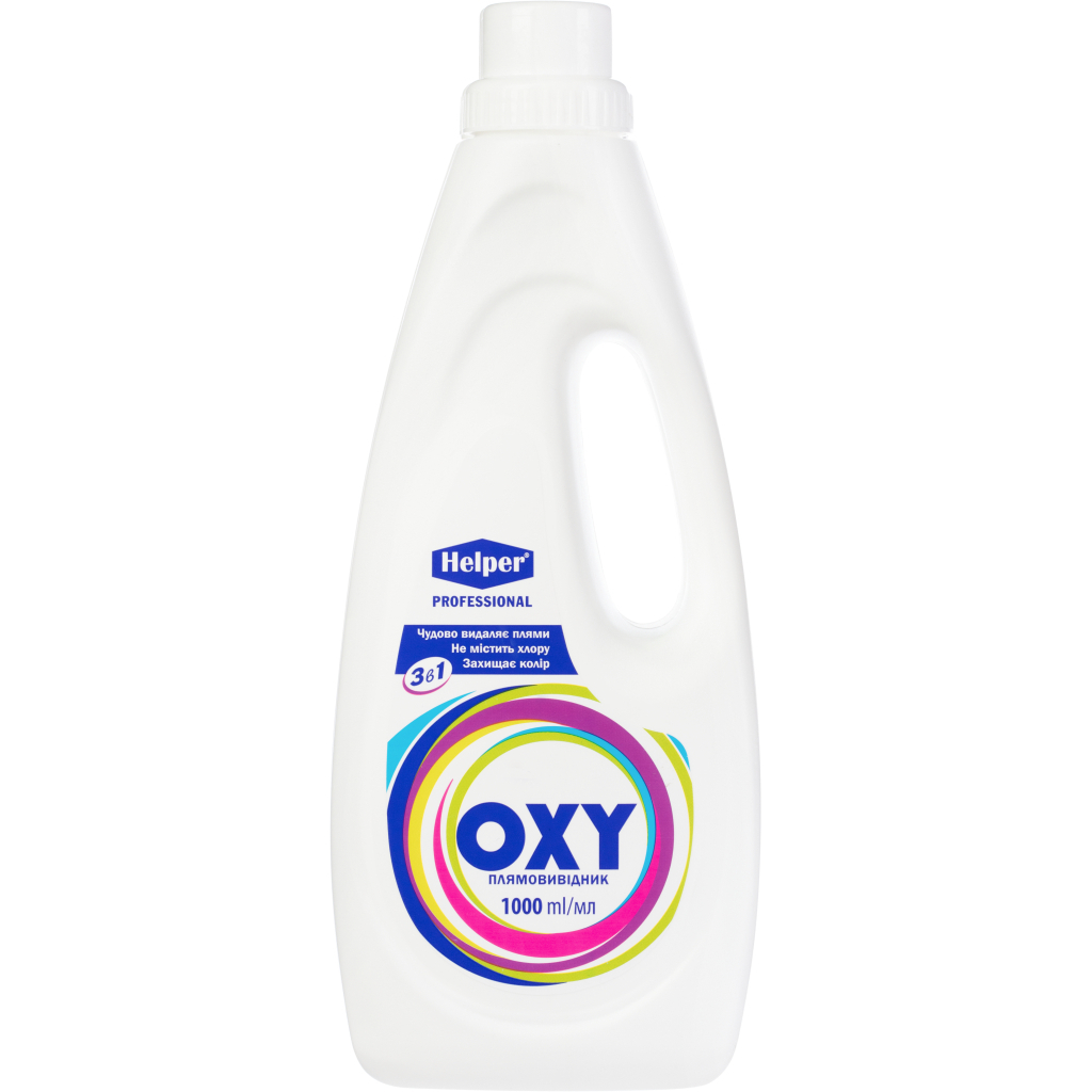 Засіб для видалення плям Helper Professional OXY 1000 мл (4823019007466) - зображення 1
