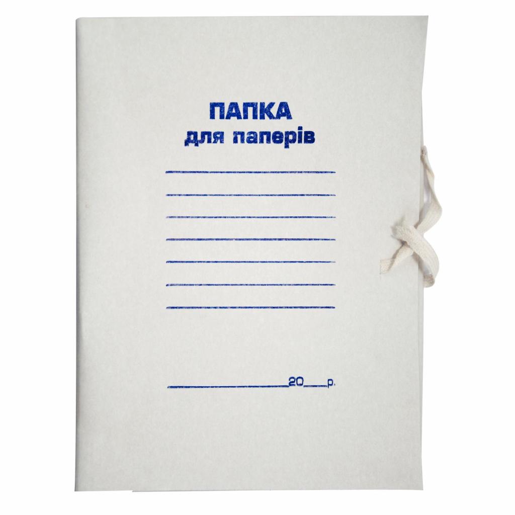 Папка на зав'язках Buromax А4, carton 0,3мм (glued flap) (BM.3359) - зображення 1