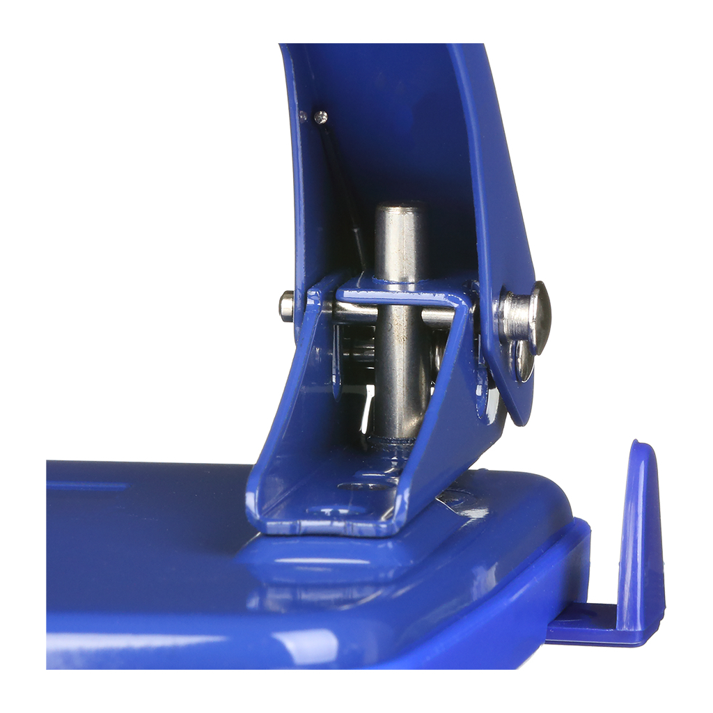 Діркопробивач Buromax металевий, до 25 аркушів, 122 х 108 х 54 мм, синій (BM.4030-02) - изображение 5