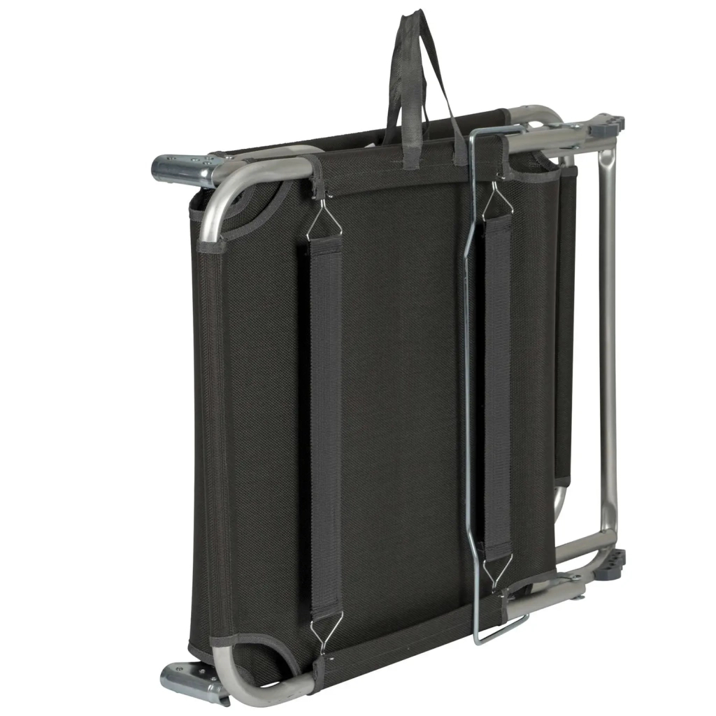 Розкладачка Bo-Camp Sun Lounger 3 Positions Anthracite (1304480) - зображення 5
