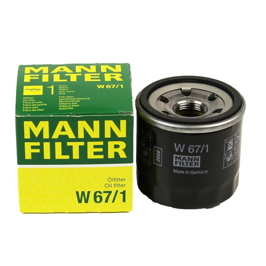 Фільтр масляний Mann W67/1 - зображення 2
