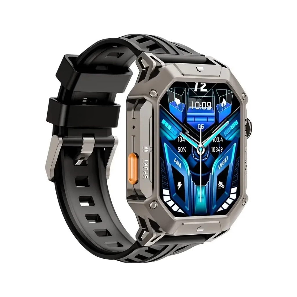 Смарт-годинник OUKITEL BT80 Grey (6931940752947) - зображення 3