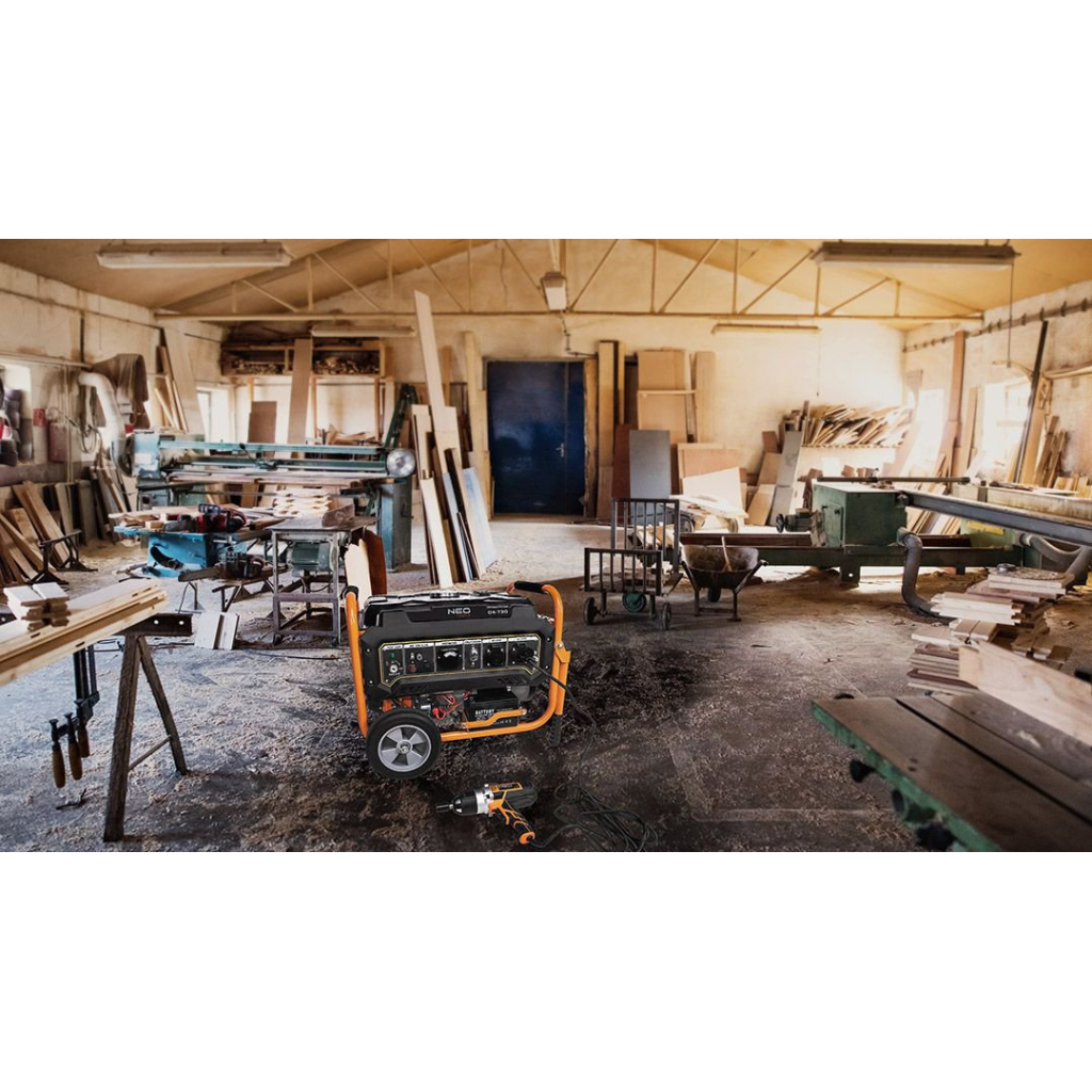 Генератор Neo Tools 230V, kW, електростартер, AVR (04-730P) - зображення 2