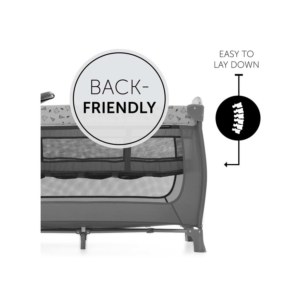 Дитячий манеж Hauck Sleep N Play Teddy Grey (60067-2) - зображення 8