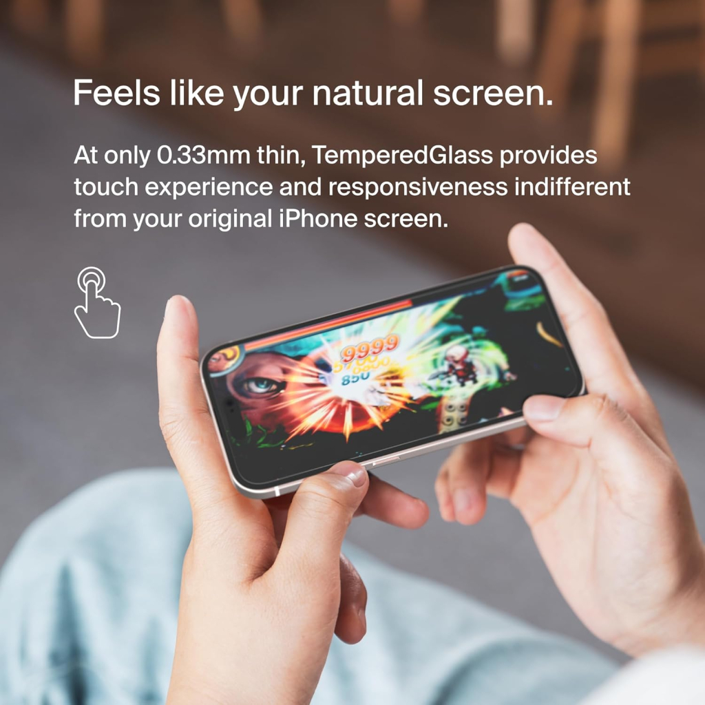 Скло захисне Belkin iPhone 15 Pro Max TemperedGlass (OVA138ZZ) - зображення 4