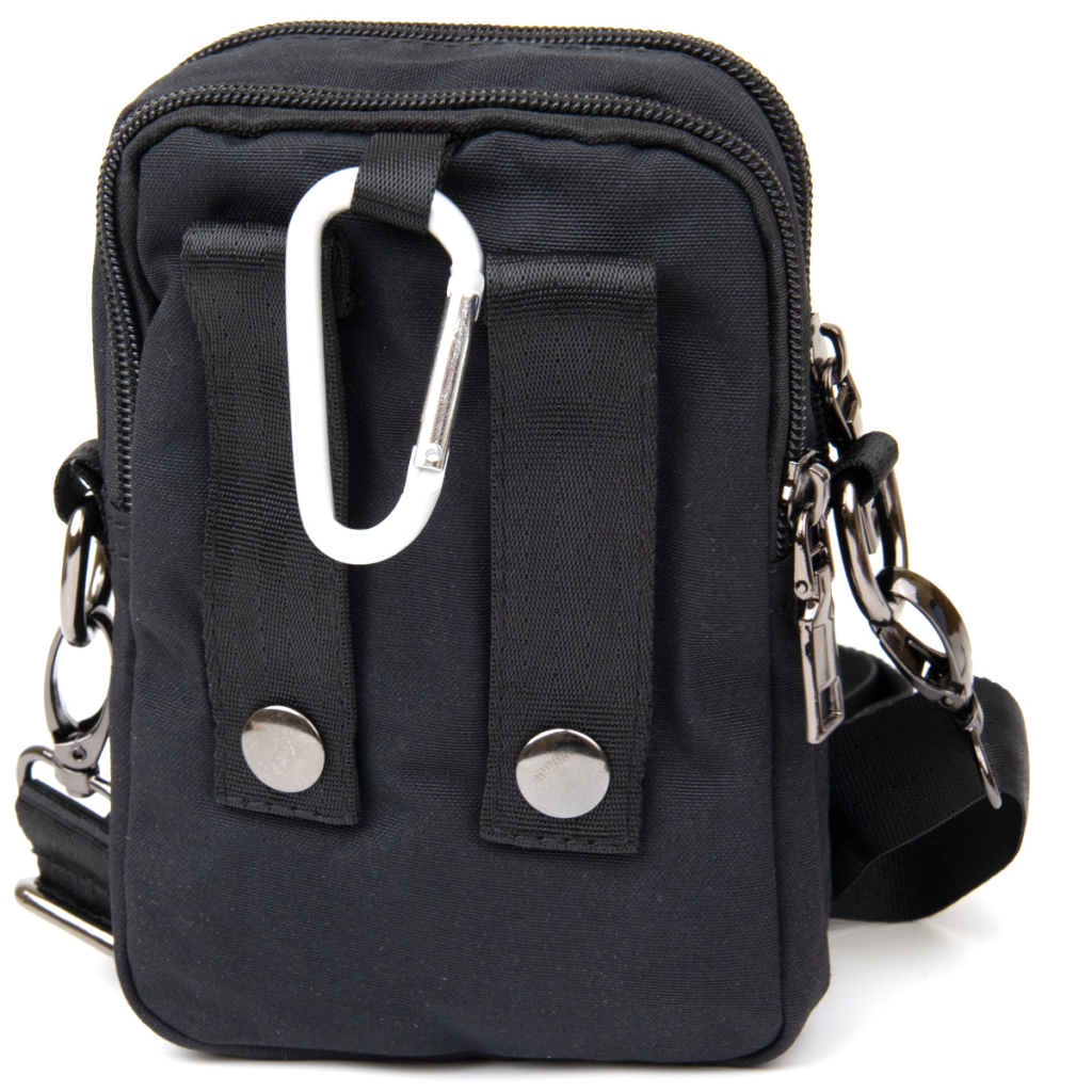 Сумка Vintage На пояс нейлон Чорна (20645) - зображення 2