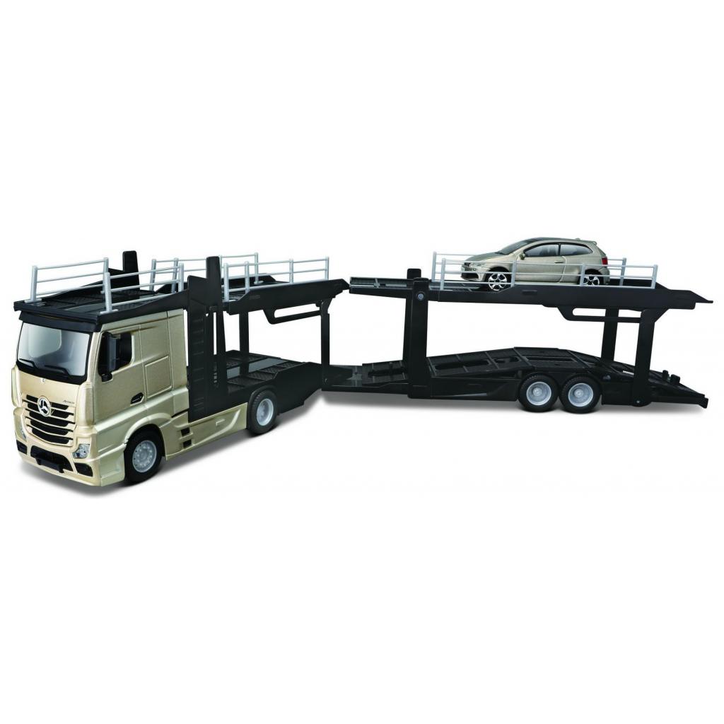 Спецтехніка Bburago Автотранспортер Mercedes-benz Actros (18-31458) - зображення 2