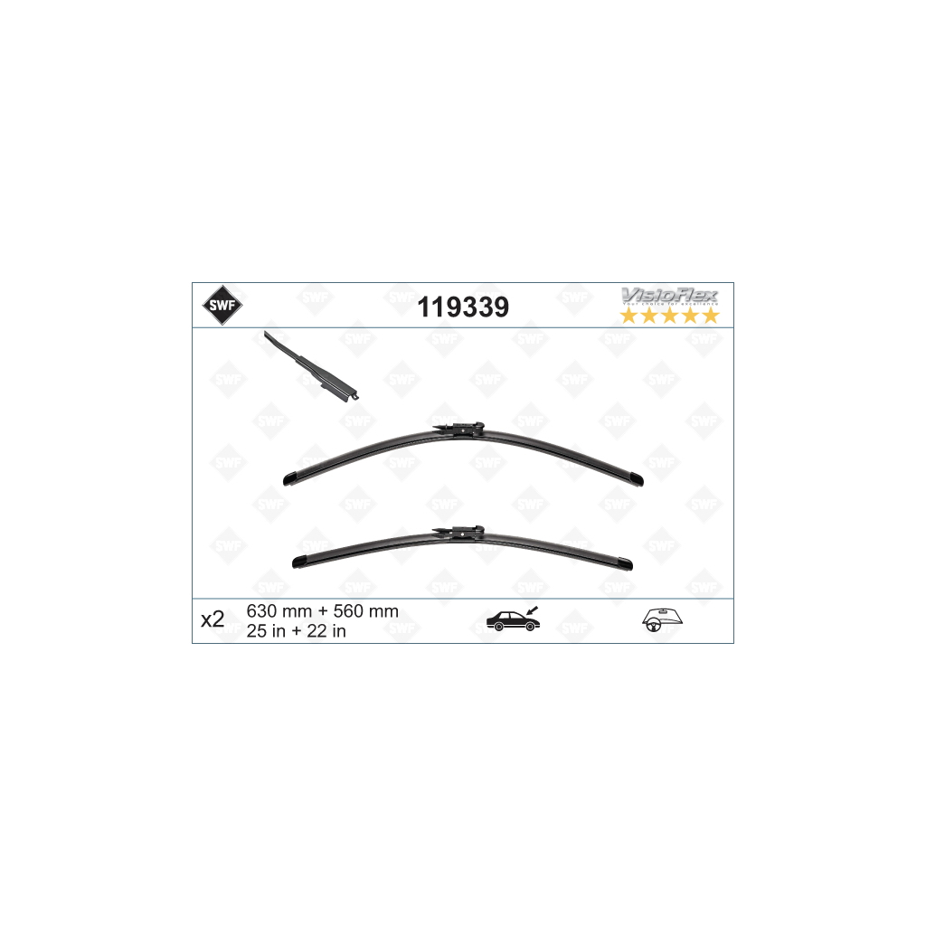 Щітка склоочисника SWF 119339 - зображення 1