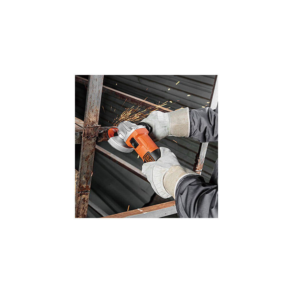 Шліфувальна машина Black&Decker 650 Вт, 11000 об/хв, 115 мм, вага 2 кг (G650) - зображення 4