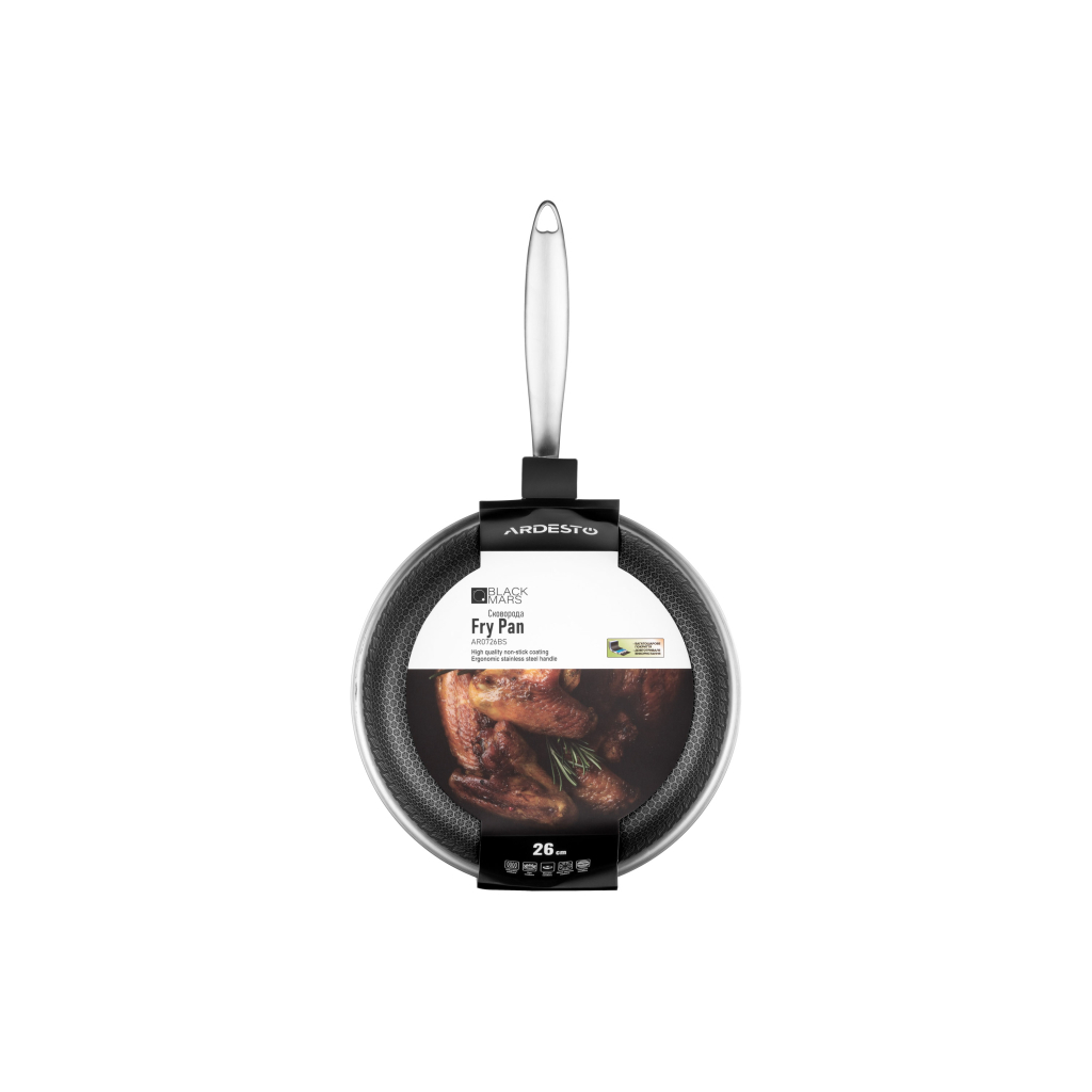 Сковорода Ardesto Black Mars Avior Grey 26 см (AR0726BS) - зображення 2