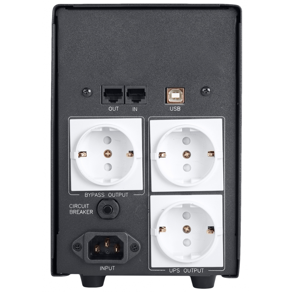 Пристрій безперебійного живлення Powercom IMP-1025AP Schuko - зображення 2