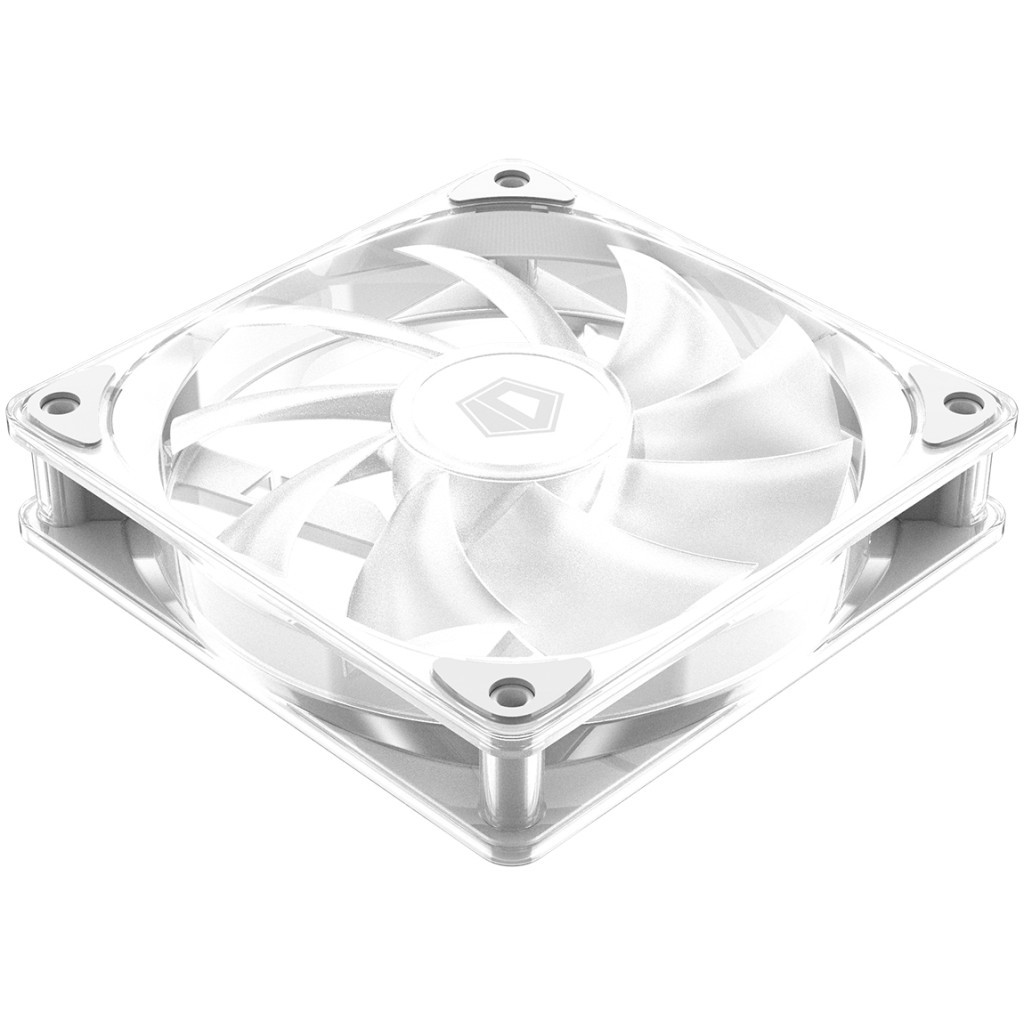 Кулер до корпусу ID-Cooling CRYSTAL 120 WHITE - зображення 3