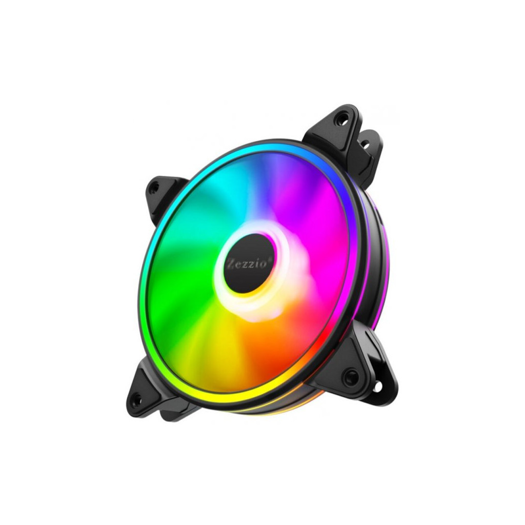 Кулер до корпусу Zezzio ZF-140 ARGB - зображення 1