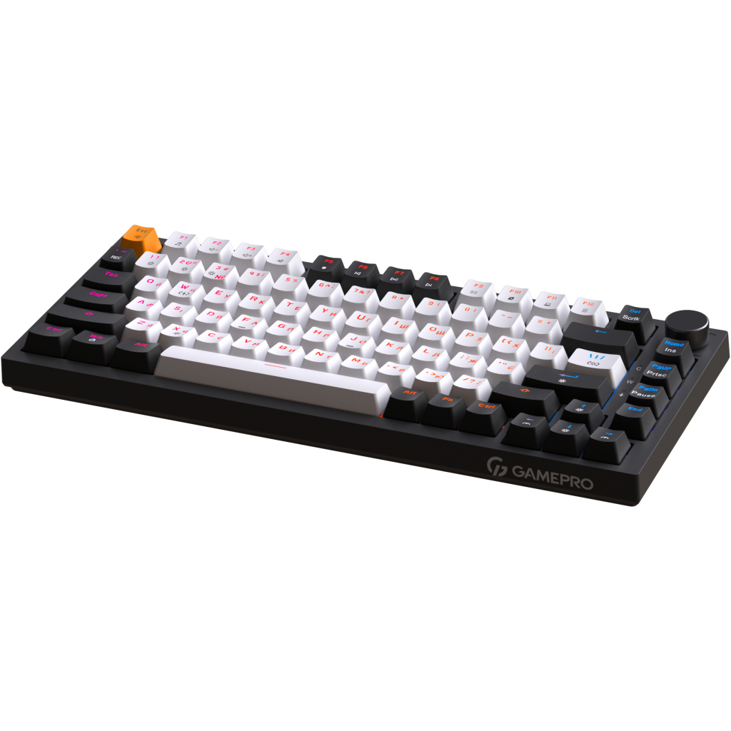 Клавіатура GamePro MK160B Hot-Swap Red Swich RGB USB UA Black - зображення 4
