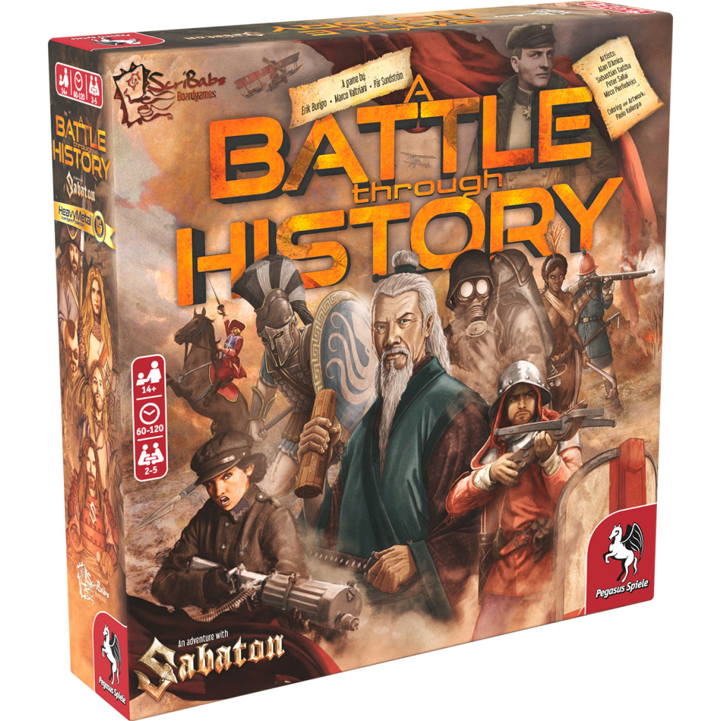 Настільна гра Pegasus Spiele Битва крізь історію: Пригода з Sabaton (A Battle Through History: An Adventure With Sabaton) (ан (PS200) - зображення 1