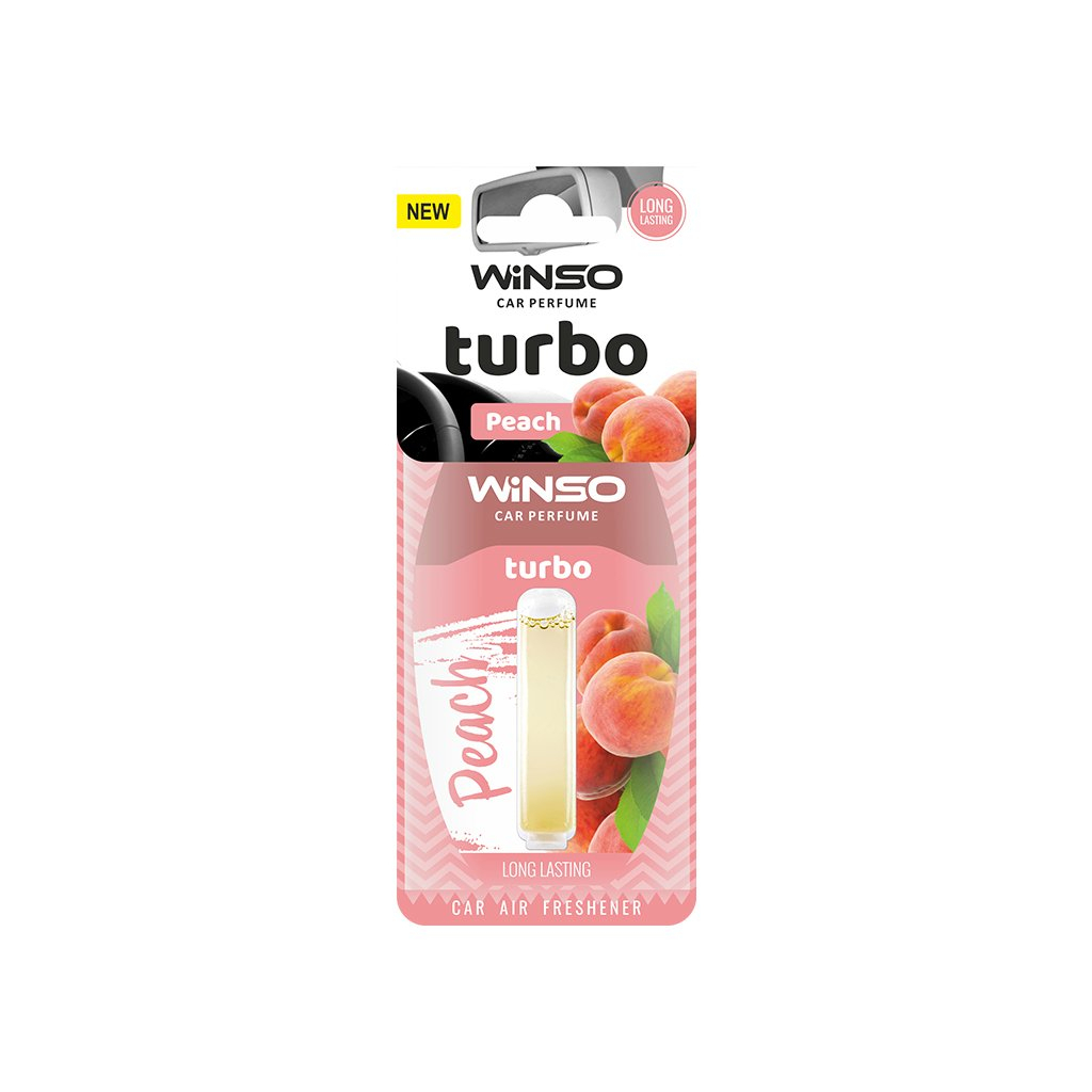 Ароматизатор для автомобіля WINSO Turbo Peach (532760) - зображення 1