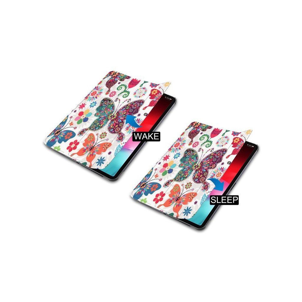 Чохол до планшета BeCover Smart Case Samsung Tab S9 Plus (SM-X810/SM-X816)/S9 FE Plus (SM-X610/SM-X616) 12.4" Butterfly (710375) - зображення 4