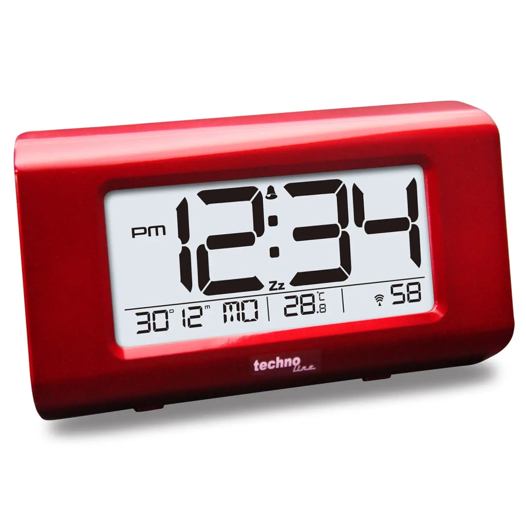 Настільний годинник Technoline WT197 Red (DAS302981) - зображення 3