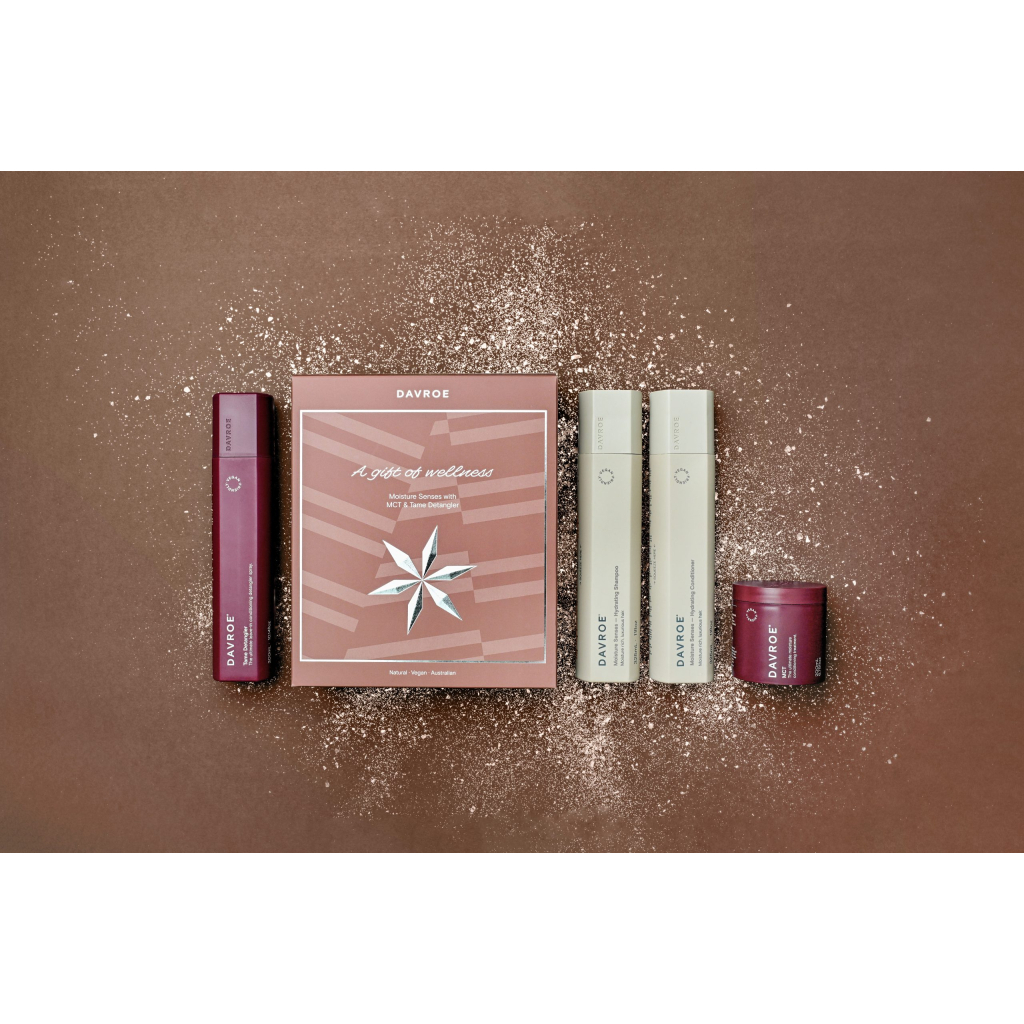 Набір косметики Davroe Moisture Senses Шампунь + Кондиціонер + Кондиціонуючий засіб + Незмивний кондиціонер (9326123011459) - picture 4