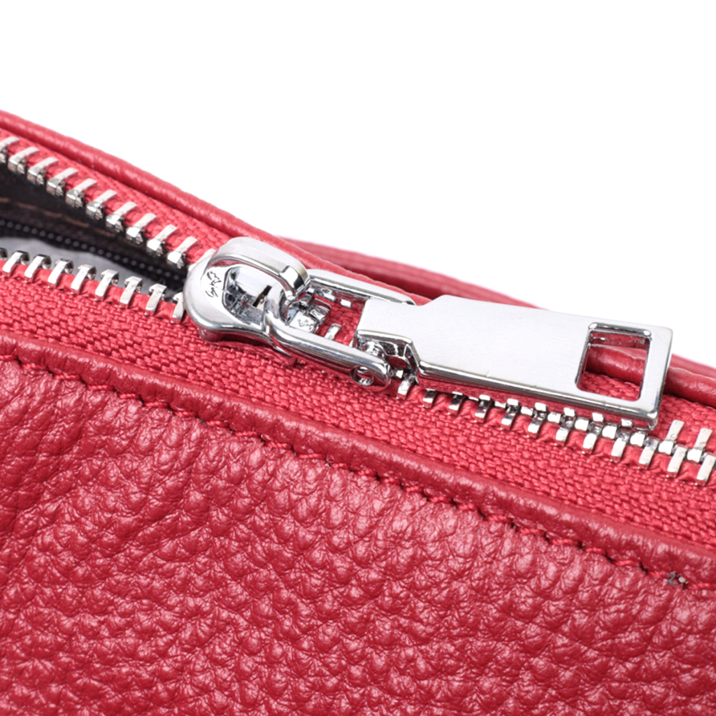 Сумка Vintage Жіноча середнього розміру на три відділення із натуральної шкіри Червона (22803) - зображення 6