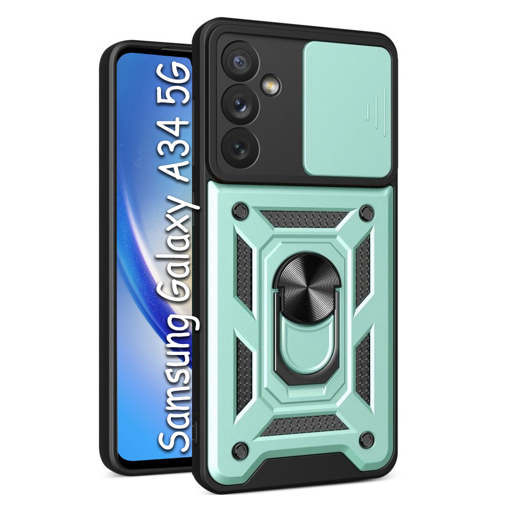 Чохол до мобільного телефона BeCover Military Samsung Galaxy A34 5G SM-A346 Dark Green (709139) - зображення 1