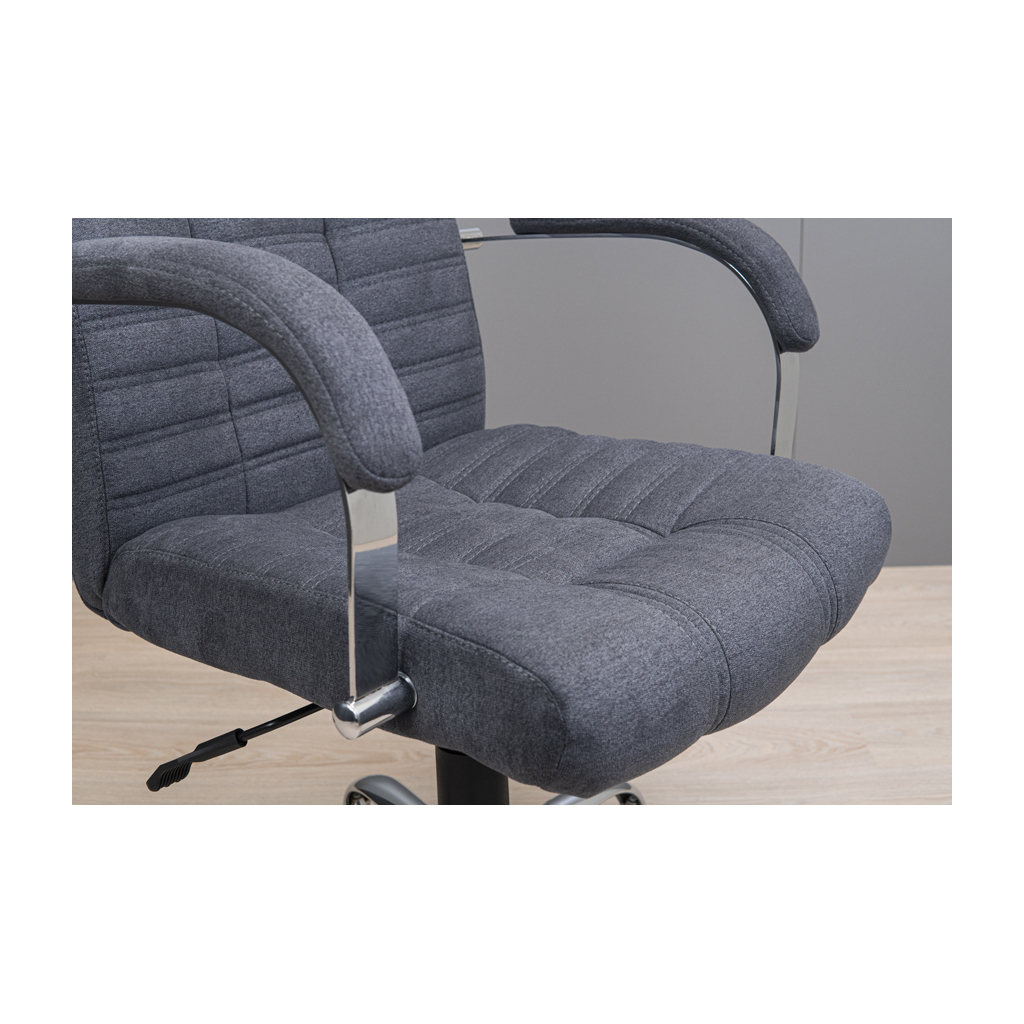 Офісне крісло Richman Атлант Хром П1 M-2 (Anyfix) Місті ДК Грей (R00000049543) - зображення 6