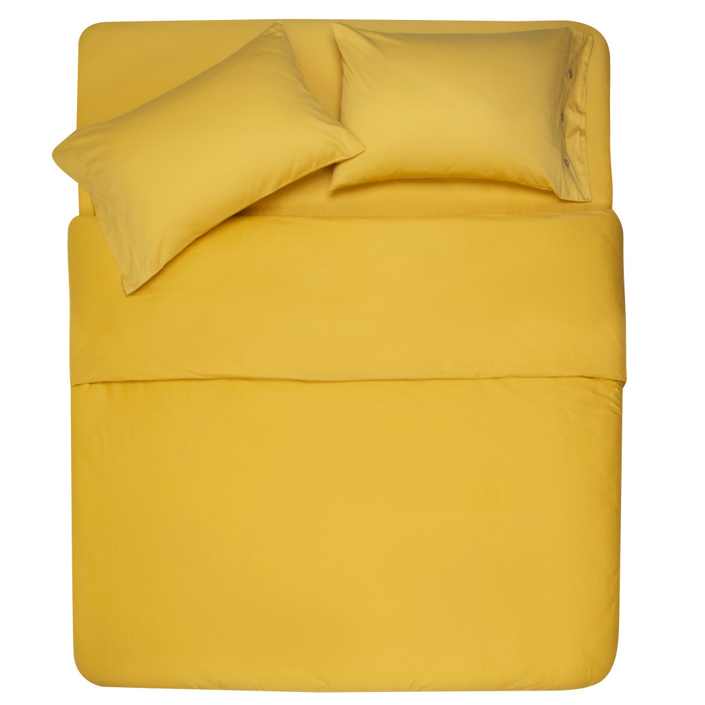 Підковдра Ardesto Mix&Match 100% бавовна, сатин жовтий 200х220 см (ART2022DVS) - зображення 5