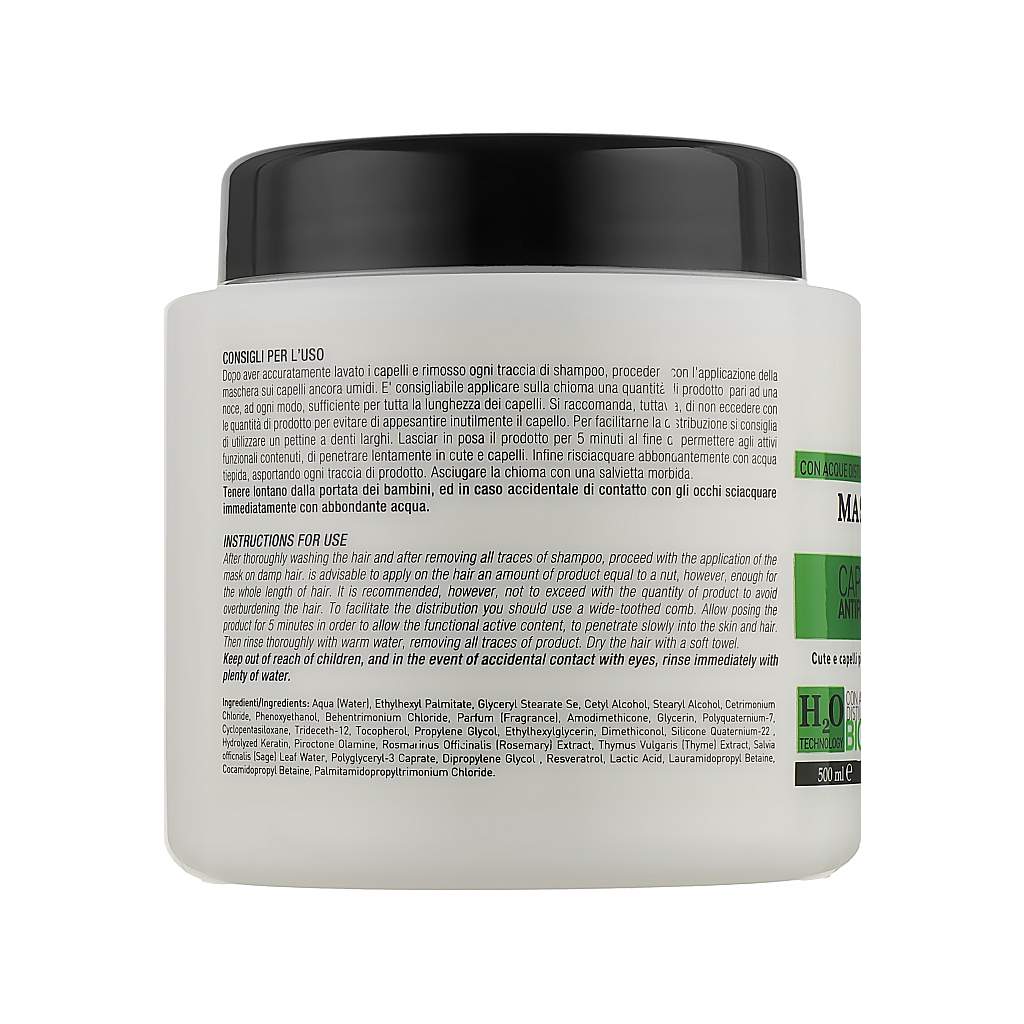 Маска для волосся Nani Professional Milano Antidandruff для схильного до жирності й лупи волосся 500 мл (8034055534182) - зображення 2