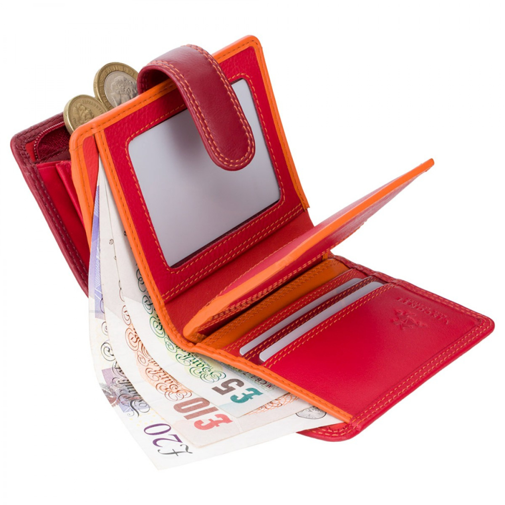 Гаманець Visconti RB40 Bali з RFID Red Multi (RB40 RED M) - зображення 4