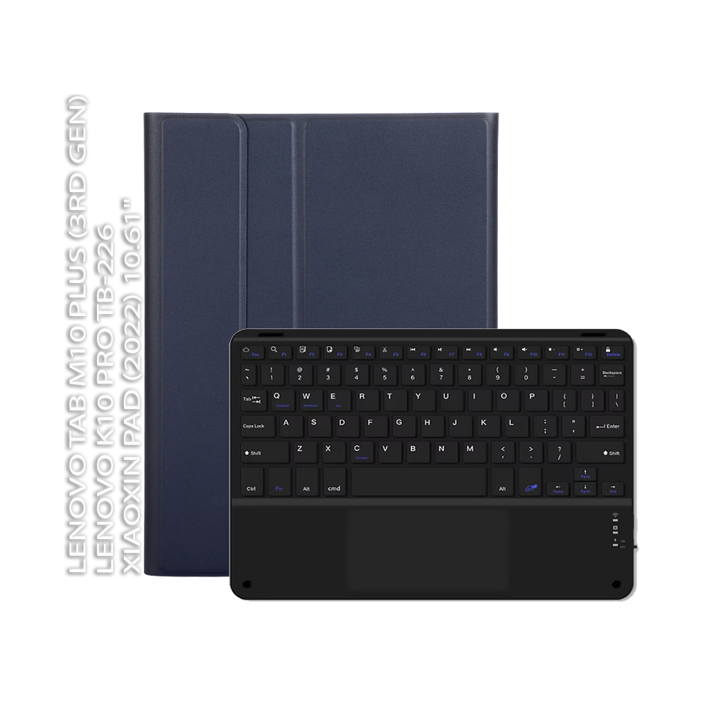 Чохол до планшета BeCover Keyboard+TouchPad Lenovo Tab M10 Plus TB-125F (3rd Gen)/K10 Pro TB-226/Xiaoxin Pad (2022) 10.61" (712391) - зображення 1